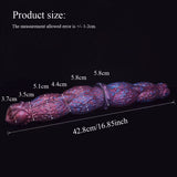 ARCTURUS - Thick Ribbed Horse Double Ended Dildo - DirtyToyz