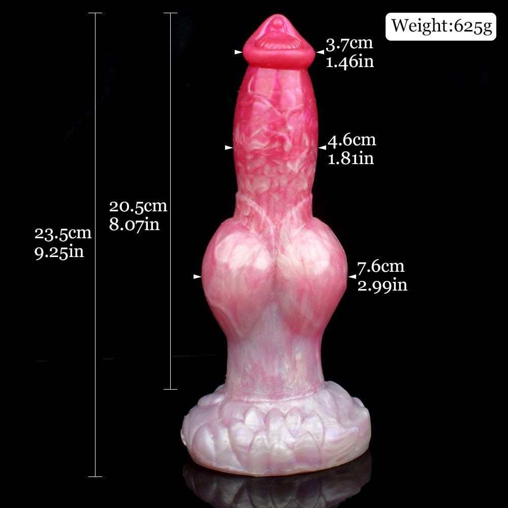 Faelor - Fantasy Canine Dog Dildo with Huge Knot - DirtyToyz