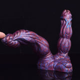 Lydian - Double Penetration Ribbed Alien Butt Plug - DirtyToyz