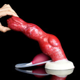 Dani - Squirting Dog Dildo, Thick Knotted Canine - DirtyToyz