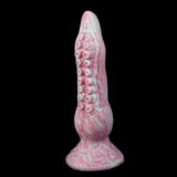 Fantasy Octopus-Tentakel-Buttplug mit realistischem Design in Rosa, runde Spitze
