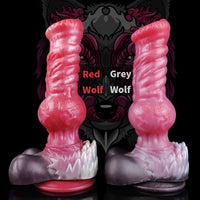 Thumbnail for 🐺 WARG - The Ancient Giant Werewolf, Ribbed Wolf Dildo wtih Huge Knot - DirtyToyz