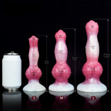 Erebus - Lifelike Canine Dog Dildo with Knot in 3 Sizes, Rosy Color - DirtyToyz