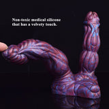 Lydian - Double Penetration Ribbed Alien Butt Plug - DirtyToyz