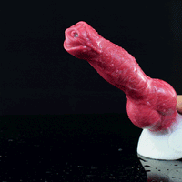 Thumbnail for 🐕 8-Inch Erebus - Squirting Canine Dildo, Ejaculating Dog Knot - DirtyToyz