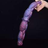 ARCTURUS - Thick Ribbed Horse Double Ended Dildo - DirtyToyz