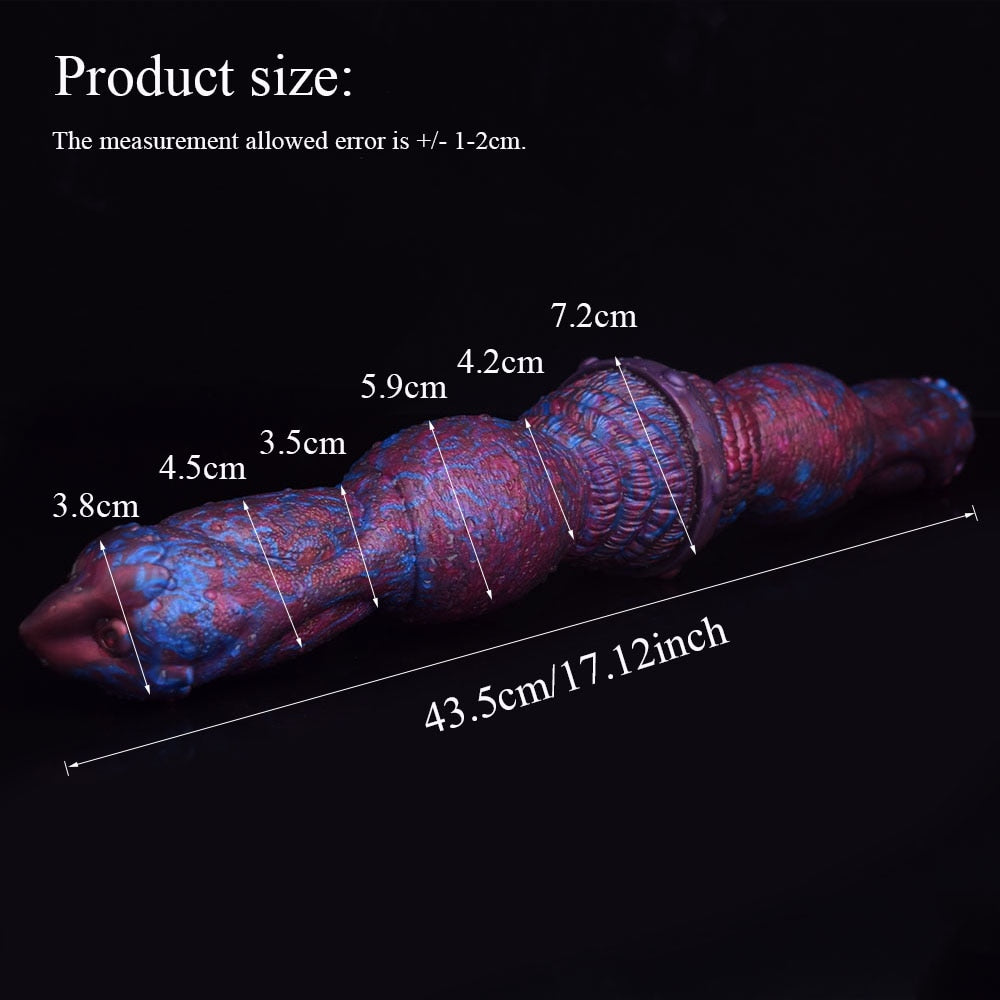 HYPERION - Double Ended Huge Knot Dildo - DirtyToyz