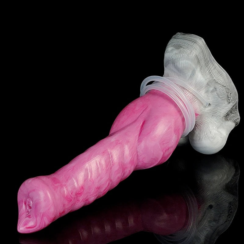 FENRIR - The Giant Squirting Wolf, Ejaculating Werewolf Dildo with Suction Cup - DirtyToyz